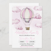 Invitation à la Baby Shower Aventure à Venir (Devant / Derrière)