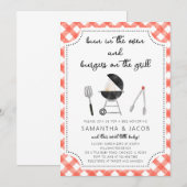 Invitation à la Baby Shower BBQ dans la cour arriè (Devant / Derrière)