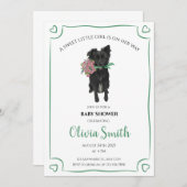 Invitation à la baby shower de Kylie (Devant / Derrière)