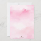 Invitation à la Baby Shower de la Citrouille Rose (Dos)