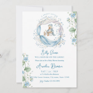 Invitation à la Baby Shower de la douce petite oie