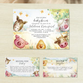 Invitation à la Baby Shower de la Petite Ferme Sua