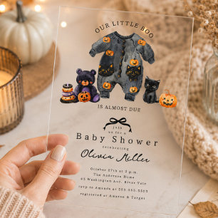 Invitation à la Baby Shower de Little Boo, adorabl