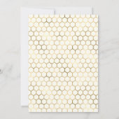 Invitation à la Baby Shower de Maman Abeille (Dos)