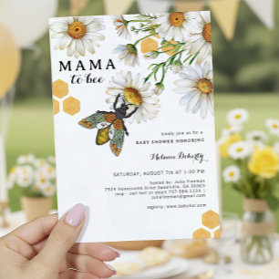 Invitation à la Baby Shower de Maman Abeille   Wil