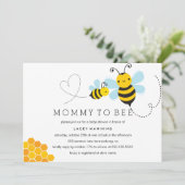 Invitation à la baby shower de Maman Bébé (Debout devant)