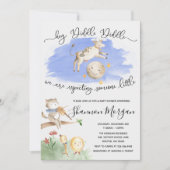 Invitation à la baby shower de Mère l'Oie (Devant)