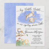 Invitation à la Baby Shower de Mother Goose (Devant / Derrière)