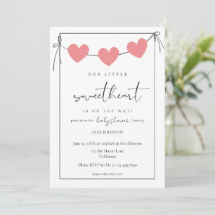 Invitation à la baby shower de notre petit chou