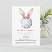 Invitation à la baby shower de Pâques (Debout devant)