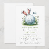 Invitation à la Baby Shower de Pâques (Devant / Derrière)