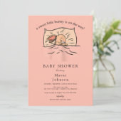 Invitation à la Baby Shower de Slumber Bunny (Debout devant)