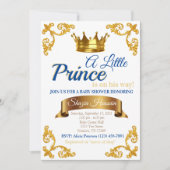 Invitation à la Baby Shower du Prince Royal (Devant)