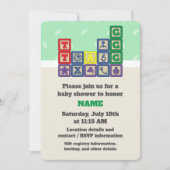 Invitation à la Baby Shower Future Biologist's Blo (Devant)