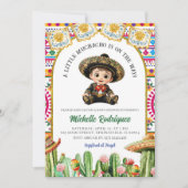Invitation à la baby shower garçon Muchacho Fiesta (Devant)