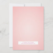 Invitation à la Baby Shower Heart Love Sprinkle (Dos)