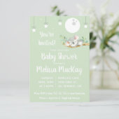 Invitation à la Baby Shower Koala Endormi (Debout devant)