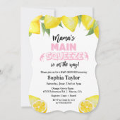Invitation à la baby shower Lemon Main Squeeze (Devant)