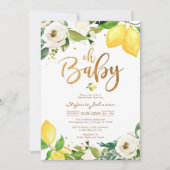 Invitation à la baby shower Oh Boy (Devant)