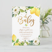 Invitation à la baby shower Oh Boy (Debout devant)