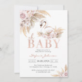 Invitation à la baby shower Oh Boy (Devant)
