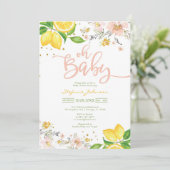 Invitation à la baby shower Oh Boy (Debout devant)
