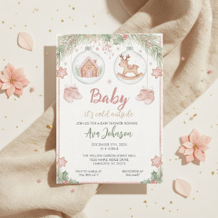 Invitation à la Baby Shower Ornement de Maison en
