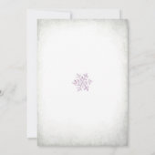 Invitation à la baby shower ours en peluche d'hive (Dos)