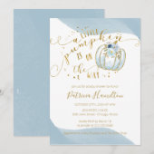 Invitation à la baby shower pour garçon avec citro (Devant / Derrière)
