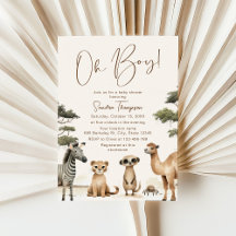 Invitation à la baby shower pour garçon sur le thè