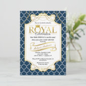 Invitation à la Baby Shower pour la Célébration Ro (Debout devant)