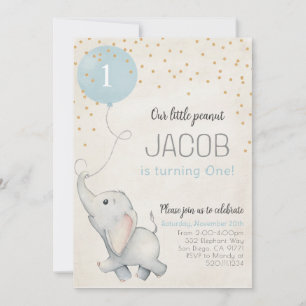 Invitation à la baby shower pour le premier annive