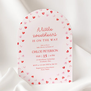 Invitation à la baby shower pour petite chérie