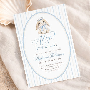 Invitation à la baby shower Sailor Boy