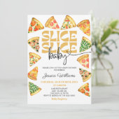 Invitation à la Baby Shower Slice Slice (Debout devant)