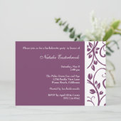 Invitation à la Bachelorette de Vine Florale (Debout devant)