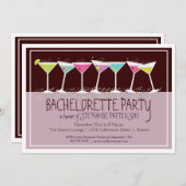 Invitation à la Bachelorette Party (Devant / Derrière)