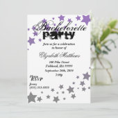 Invitation à la Bachelorette Party de Purple &Silv (Debout devant)