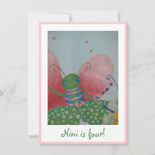 Invitation à la ballerine papillon