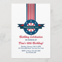 Invitation à la bannière du Jour du Président