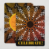 Invitation à la Bar Mitzvah (Devant / Derrière)