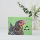 Invitation à la batchelorette de Hen party (Debout devant)