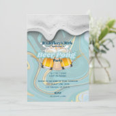 Invitation à la bière pong (Debout devant)