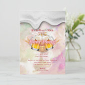 Invitation à la bière pong (Debout devant)