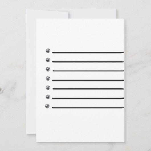 Invitation à la bille en pierre de pierre mousseus (Dos)