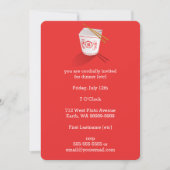 Invitation à la boîte de réception du restaurant c (Devant)