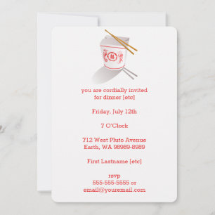 Invitation à la boîte de réception du restaurant c