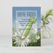 Invitation à la bombe de fleurs (Debout devant)