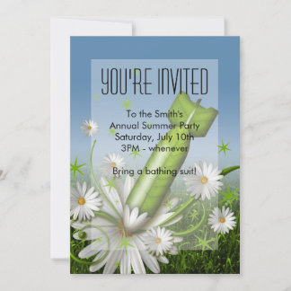 Invitation à la bombe de fleurs