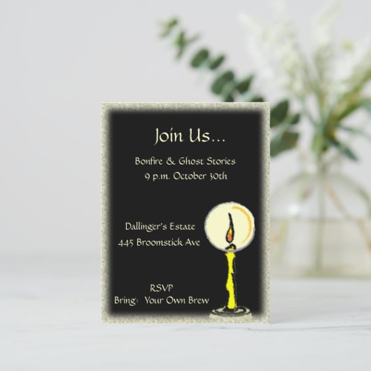 Invitation à la bougie (Debout devant)